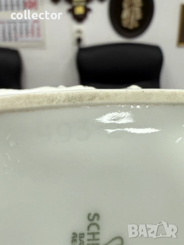 Немска порцеланова ваза - Scherzer. №7655, снимка 7 - Антикварни и старинни предмети - 52562935