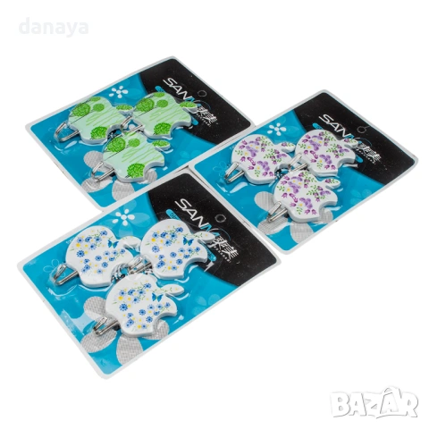 6389 Самозалепващи закачалки Ябълки, 3 броя, снимка 3 - Други - 53365507