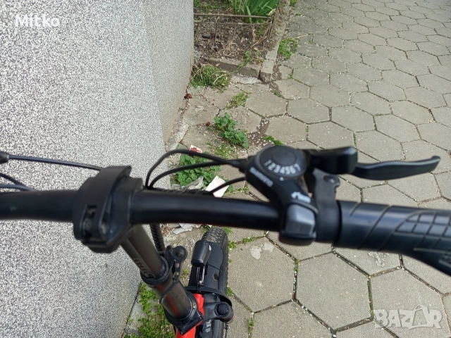 20 цола електрически алуминиев велосипед с 7 скорости усилени ляти капли амортисьори предни дискови , снимка 6 - Велосипеди - 53976594