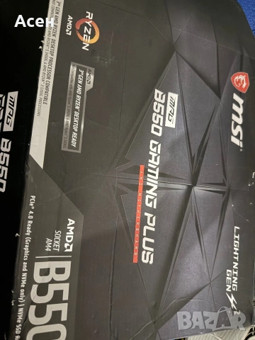 Дънна платка MSI MPG B550 GAMING PLUS, Socket AM4, снимка 5 - Видеокарти - 47171768