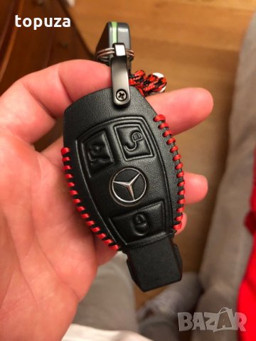 кожен калъф кейс за Mercedes benz CLS CLA GL R SLK AMG A B C S class