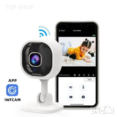 Мини видеокамера за наблюдение, 1080P Ultra-Hd резолюция, снимка 10 - Камери - 48735134