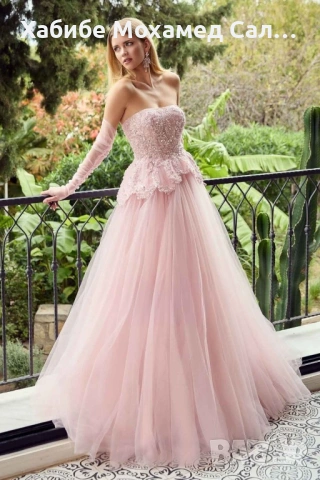 Дизайнерска нова бална рокля 