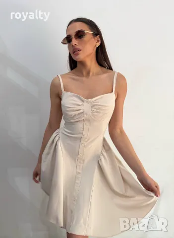 Стилна дамска рокля Различни цветове , снимка 5 - Рокли - 50272276