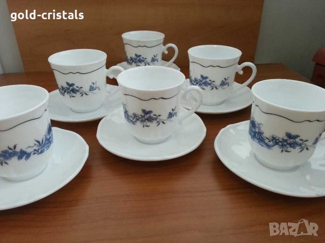  френски аркопал чаши за чай, снимка 7 - Антикварни и старинни предмети - 31644653