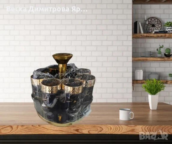 Луксозен органайзер за подправки с 8 контейнера, снимка 4 - Прибори за хранене, готвене и сервиране - 47347241