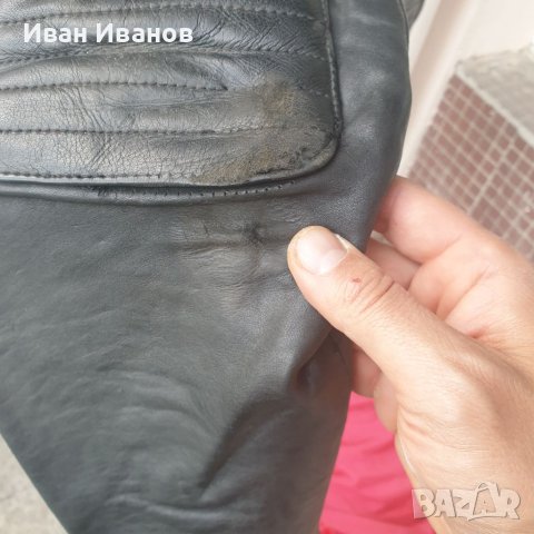Мъжки кожен Мото панталон POLO   размер 50-С-М, снимка 8 - Панталони - 40427491