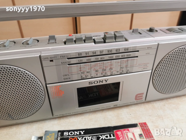 SONY CFS-2000L ВНОС ГЕРМАНИЯ 1804261559ЛLCHERY1, снимка 4 - Радиокасетофони, транзистори - 54237136