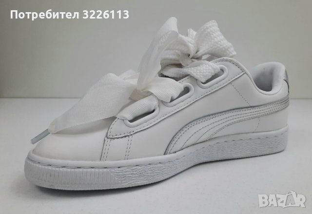 Дамски маратонки Puma Basket HeartExp, размер - 38 /UK 5/ стелка 24 см.. , снимка 7 - Маратонки - 37308286