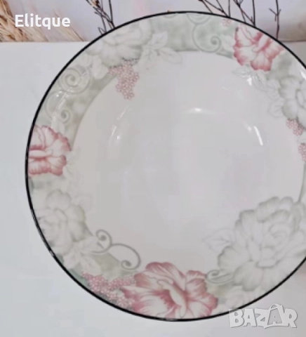 Керамична чиния 8", снимка 5 - Други - 52862445