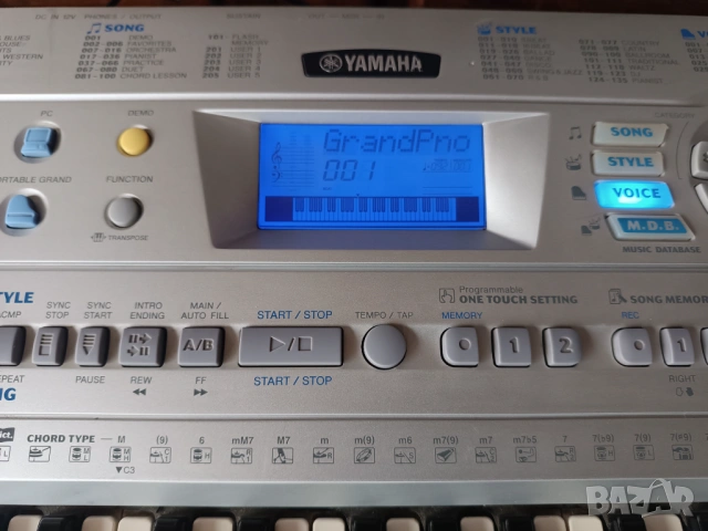 Синтезатор Yamaha PSR290, снимка 2 - Синтезатори - 53033619