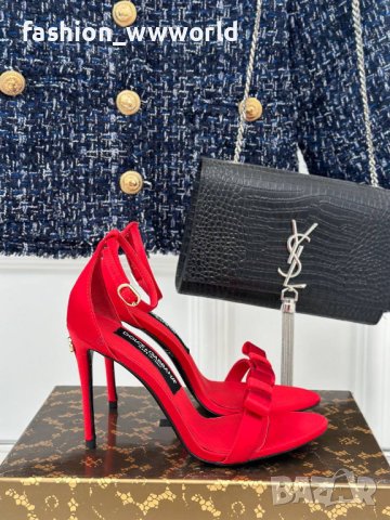 Дамски обувки на висок ток -Dolce Gabbana-реплика, снимка 2 - Маратонки - 44311357