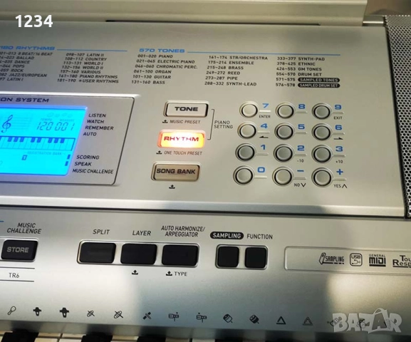 синтезатор клавир CASIO CTK-4000 пиано 5 октави плътни динамични клавиши и USB, снимка 7 - Аксесоари и консумативи - 52855740