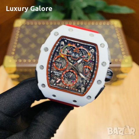 Мъжки часовник Richard Mille Kimi Räikkönen Tourbillon с автоматичен механизъм, снимка 6 - Мъжки - 37284009