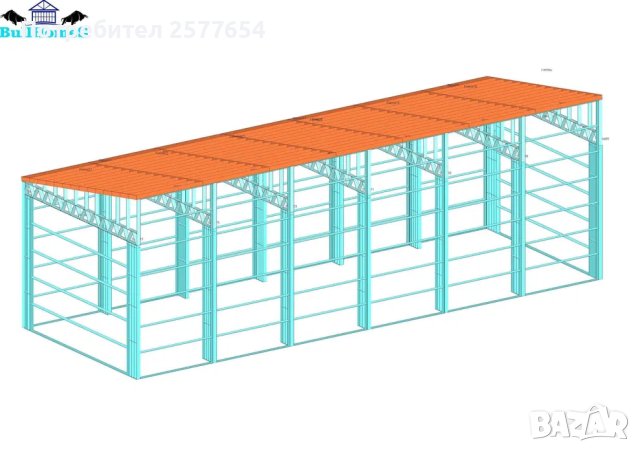 ЛИЗИНГ - Хале, Халета, Склад, Складове, Магазин, Магазини - 117м2, снимка 2 - Строителни материали - 44258162