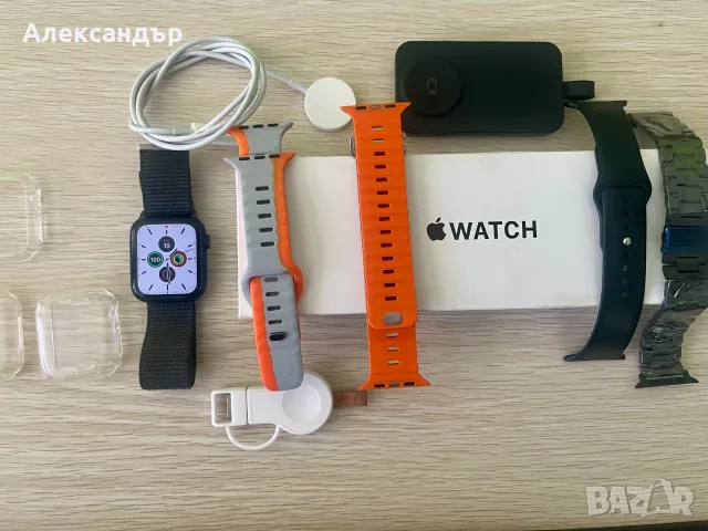 *Гаранция* Apple Watch SE V2 44mm | Като НОВ | + Мега пакет подаръци!