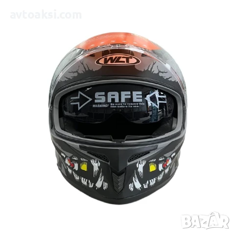 Каска за мотор Matt Grey -108-11, снимка 5 - Аксесоари и консумативи - 50559200