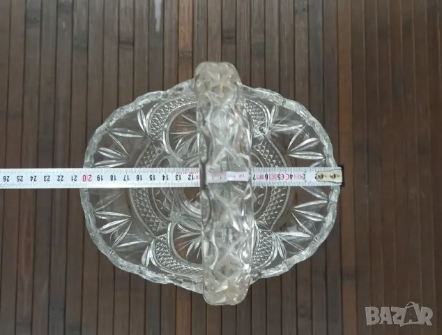 Кошница бонбониера от шлифован кристал, снимка 8 - Декорация за дома - 49728497