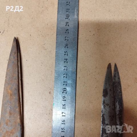 стари ковани ножици, снимка 3 - Други инструменти - 53125366