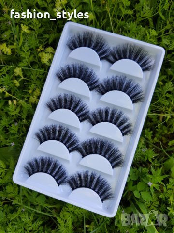 6D Мигли естествен косъм, снимка 4 - Декоративна козметика - 40629178