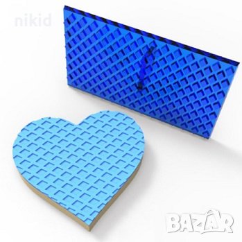 ситни ромбове вафлички отпечатък текстура с релеф печат пластмасова форма за тесто фондан торта 