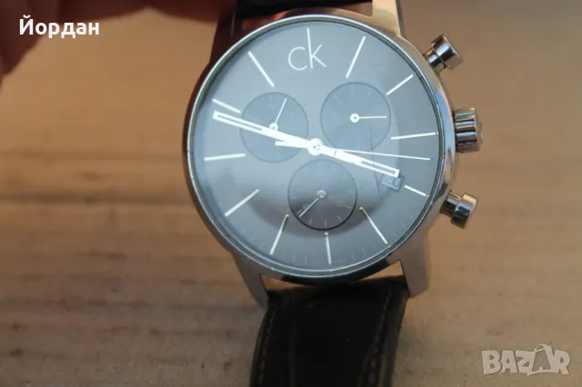 Мъжки часовник ''Calvin Klein'' хронограф, снимка 10 - Мъжки - 48967579