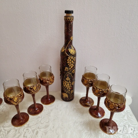  Подаръчни комплекти  за вино /ракия/, снимка 16 - Декорация за дома - 19274800