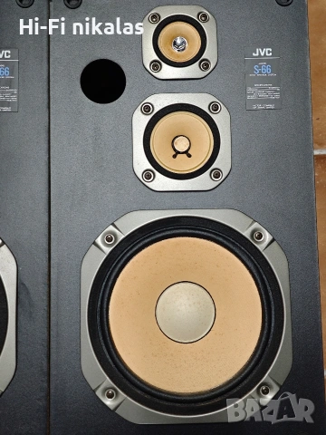 стерео Hi-Fi тонколони JVC S-66B (за части), снимка 3 - Тонколони - 53371993