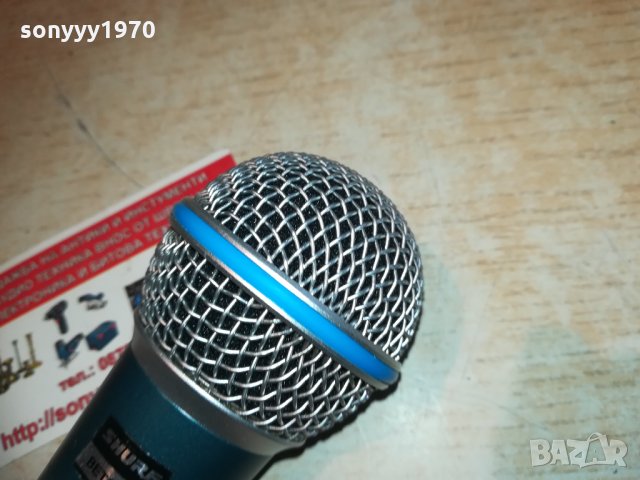 shure beta sm58s-profi microphone-внос belgium 1402211720, снимка 8 - Микрофони - 31812549
