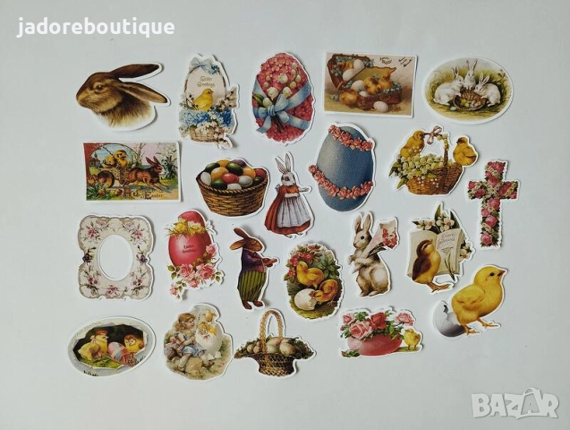 Дизайнерски стикери за скрапбук Пролет/ Великден различни видове, снимка 9 - Други - 48903618