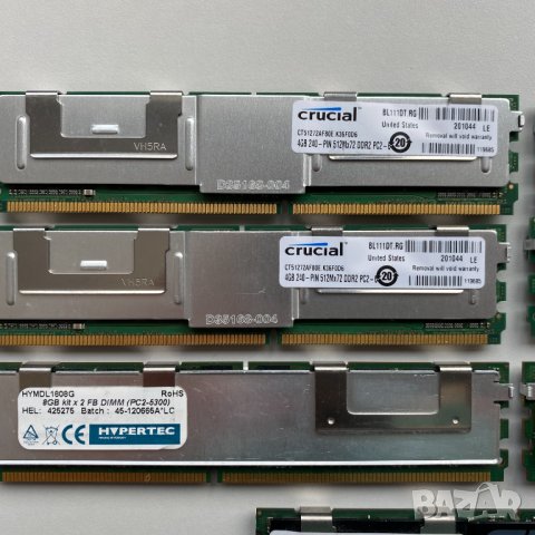 Рам памет за настолен компютър/сървър 4GB DDR2 667 800Mhz, снимка 7 - RAM памет - 36887642