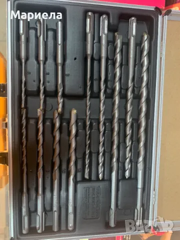 Parkside Комплект Свредла SDS за Перфоратор 12 Части, снимка 2 - Перфоратори - 48128635