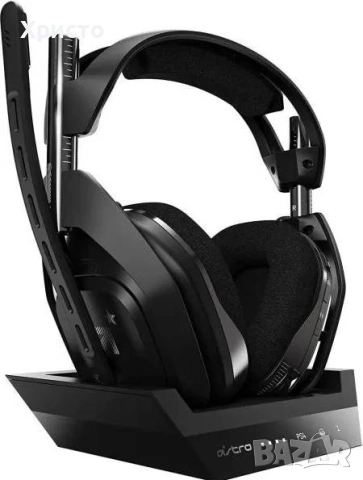 НОВО!!! Геймърски безжични слушалки (Over-ear) Logitech ASTRO A50 Wireless + Base Station 