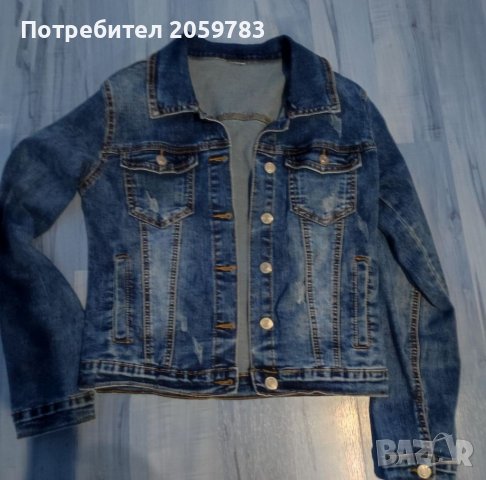 Дамско дънково яке, снимка 2 - Якета - 38106159