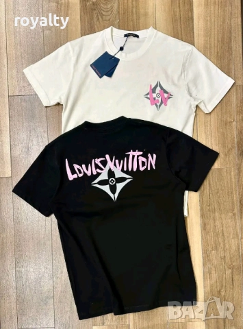 Louis Vuitton Мъжки Тениски Два Цвята , снимка 2 - Тениски - 52884356