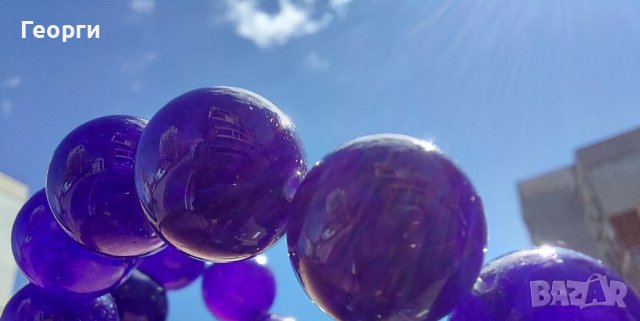 Уникална масивна огърлица и гривна от сребро и Пурпурен Аметист , снимка 8 - Други - 38775274