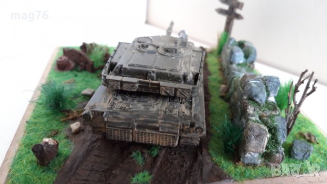 Диорама - Military diorama muddy road & tank D1 Scale 1/34-1/39, снимка 3 - Колекции - 31505972