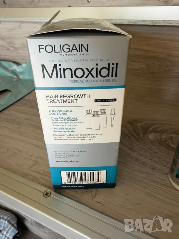 Foligan minoxidil 5% миноксидил, снимка 5 - Продукти за коса - 56460746