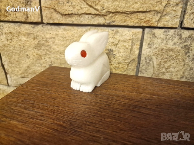 Заек от камък, снимка 2 - Статуетки - 52874120