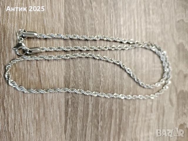 Нова сребърна верижка 925 проба, 10,35 г, снимка 3 - Колиета, медальони, синджири - 53313004