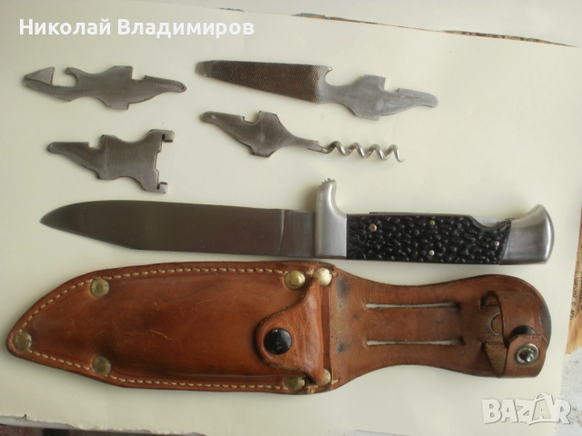 Български нож ножче П.Денев Габрово Шипка кама