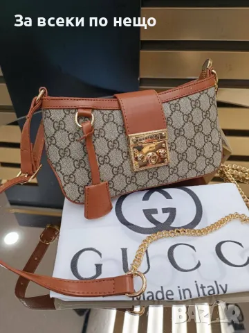 Gucci Дамска Чанта Гучи - Налични Различни Цветове Код D1841, снимка 3 - Чанти - 49147281