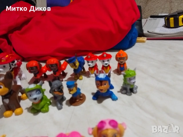 колекция от малки фигурки на героите от анимационния сериал "Пес Патрул" (Paw Patrol). , снимка 4 - Фигурки - 53902205