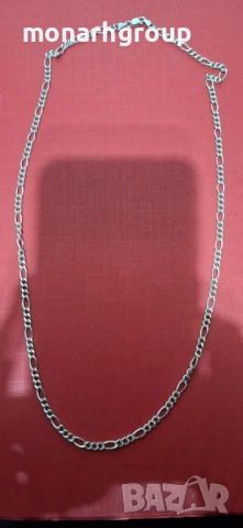 Сребърна верижка, снимка 2 - Колиета, медальони, синджири - 51751341