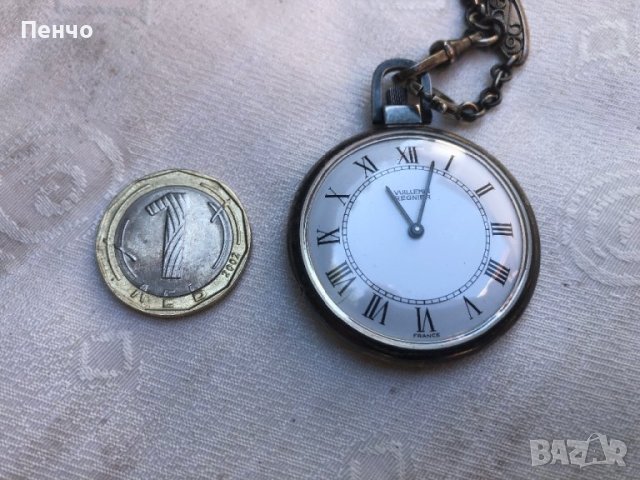 стар сребърен джобен часовник "VUILLEMIN REGNIER" - FRANCE, снимка 5 - Антикварни и старинни предмети - 42635360