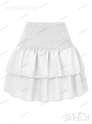 Дамска модна плисирана пола с флорален принт, 11цвята, снимка 8 - Поли - 44439106