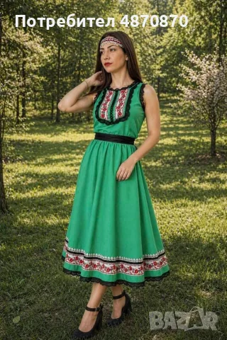 Дамски рокли с фолклорни мотиви , снимка 6 - Рокли - 56315578