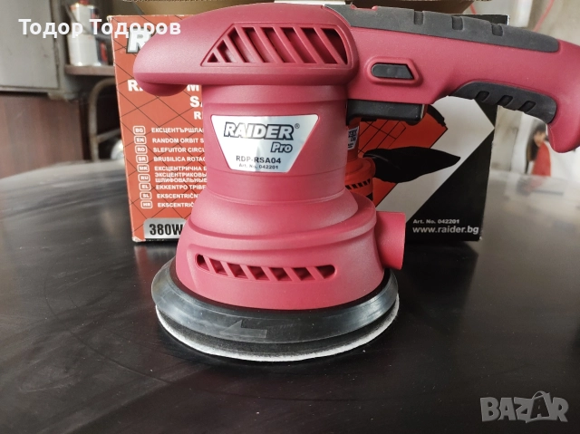 ексцентър шлайф, снимка 2 - Шлайфмашини - 52627923