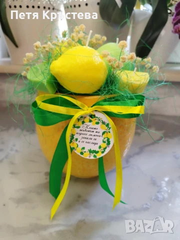 Букети от ароматни соеви свещички, снимка 3 - Други - 35561938