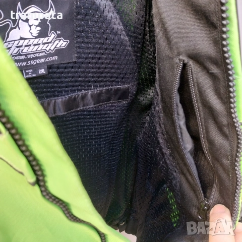 НАЙ ДОБРАТА ОФЕРТА Мъжко рокерско  яке с протектори 2XL, снимка 6 - Аксесоари и консумативи - 52628075